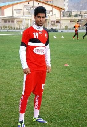 محمد امین درویش در اردوی تیم ملی فوتبال امید