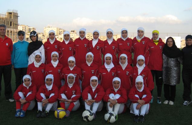 سمیرا اسمعیلی در اردوی تیم ملی فوتبال