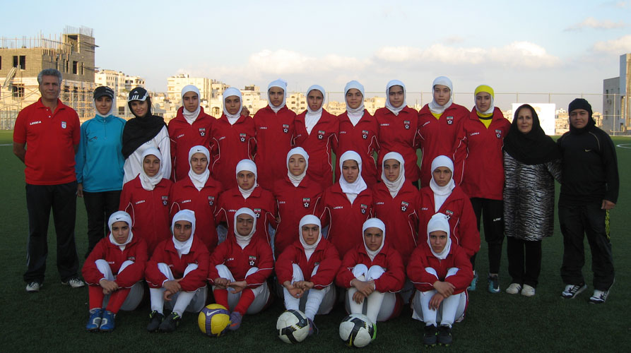 سمیرا اسمعیلی در اردوی تیم ملی فوتبال