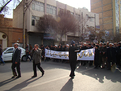حضور پرشور جامعه ورزشی فوتبال استان در راهپیمائی بزرگ یوم الله 22 بهمن