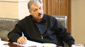 داود فطانت خواه نماینده فدراسیون فوتبال برای دیدار شهرداری مهاباد و شهرداری اردبیل