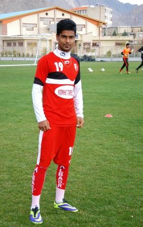 محمد امین درویش در اردوی تیم ملی فوتبال امید