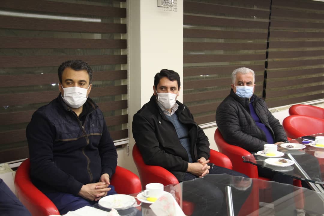 جلسه هماهنگی قبل از بازی تیم های تراکتور تبریز و فولاد خوزستان در هتل تبریز