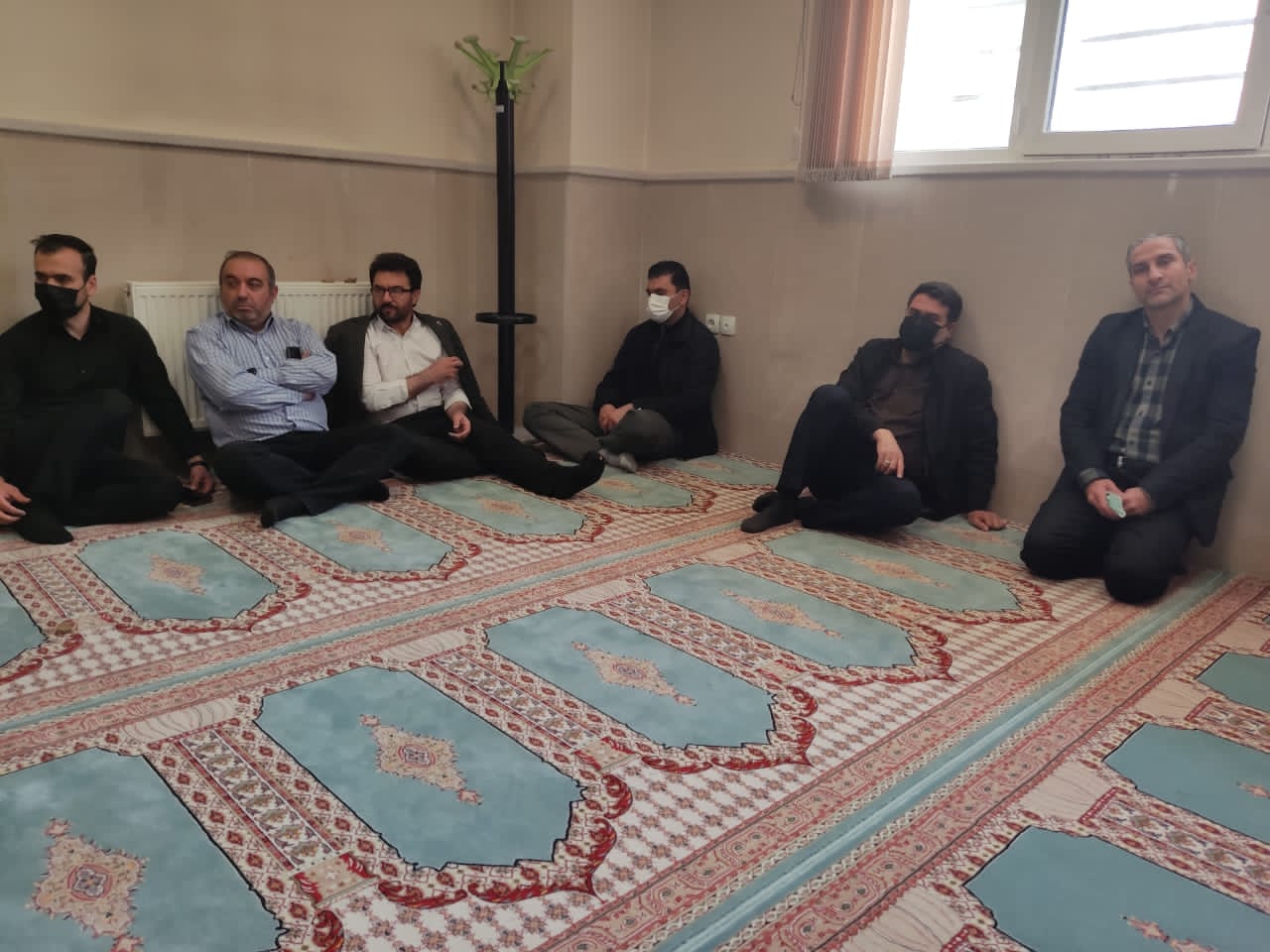 مراسم سخنرانی ویژه ماه مبارک رمضان در حسینیه هیأت فوتبال استان بعداز اقامه نماز ظهر و عصر