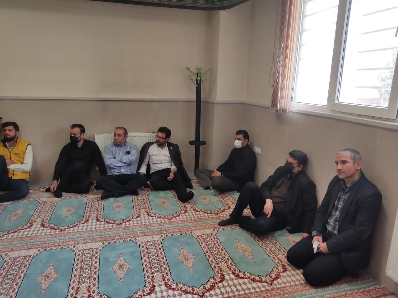 مراسم سخنرانی ویژه ماه مبارک رمضان در حسینیه هیأت فوتبال استان بعداز اقامه نماز ظهر و عصر