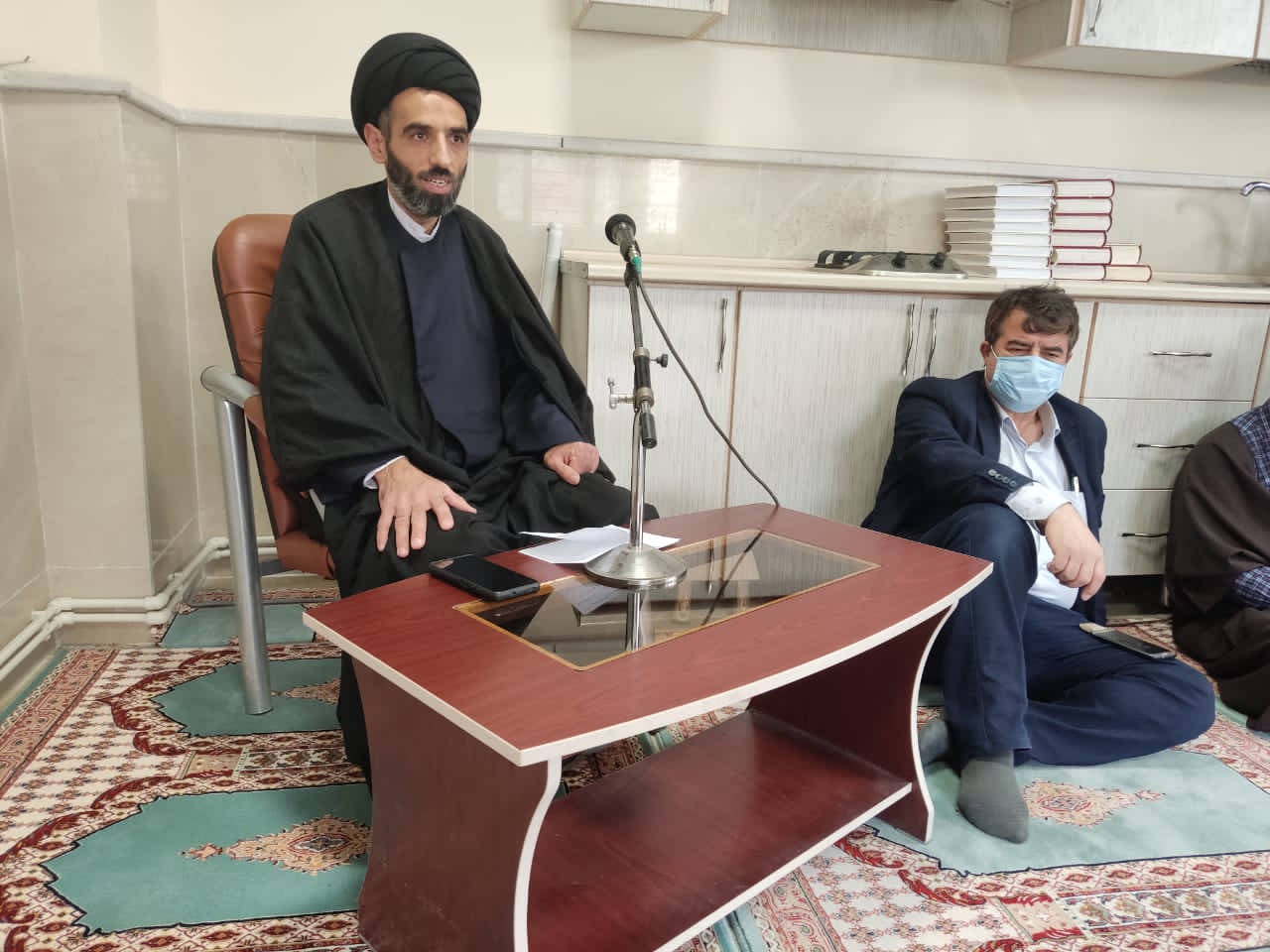 مراسم سخنرانی ویژه ماه مبارک رمضان در حسینیه هیأت فوتبال استان بعداز اقامه نماز ظهر و عصر
