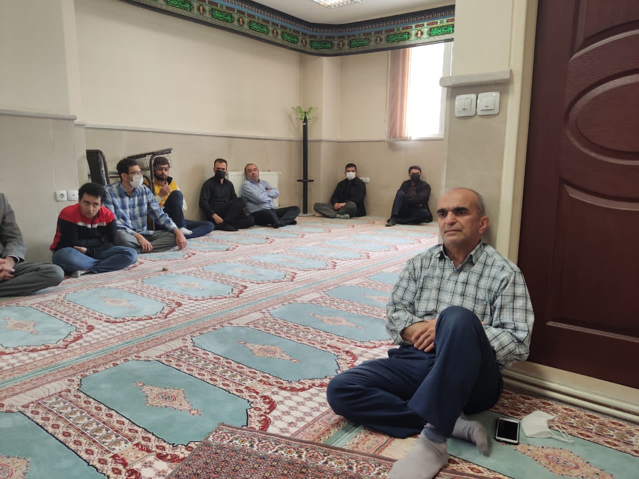 مراسم سخنرانی ویژه ماه مبارک رمضان در حسینیه هیأت فوتبال استان بعداز اقامه نماز ظهر و عصر