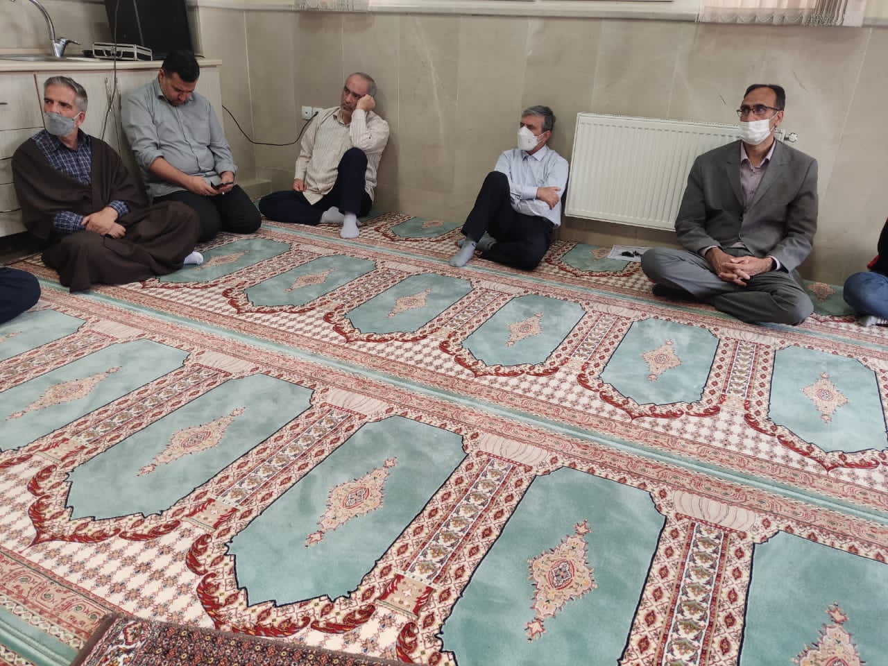 مراسم سخنرانی ویژه ماه مبارک رمضان در حسینیه هیأت فوتبال استان بعداز اقامه نماز ظهر و عصر