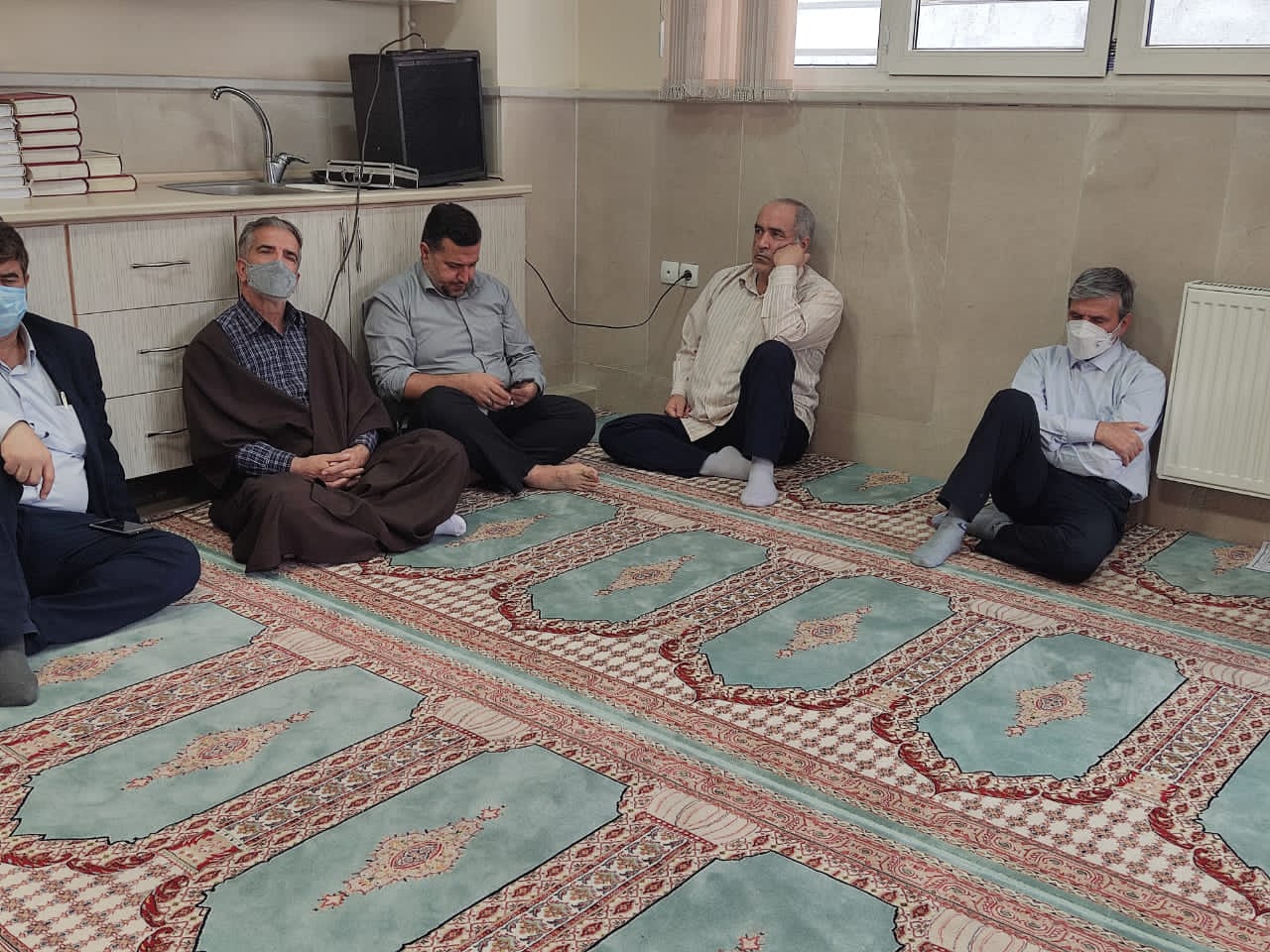 مراسم سخنرانی ویژه ماه مبارک رمضان در حسینیه هیأت فوتبال استان بعداز اقامه نماز ظهر و عصر