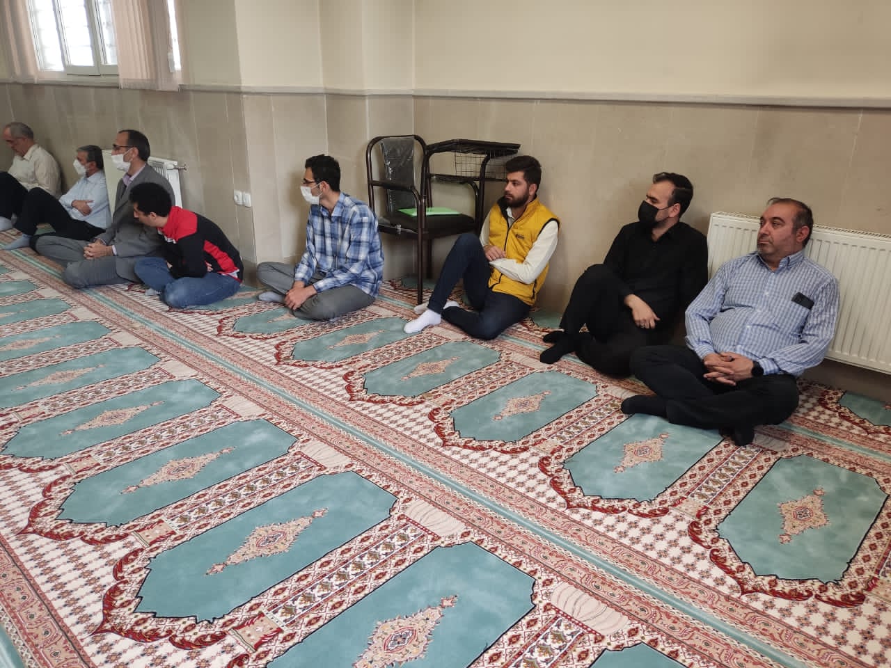 مراسم سخنرانی ویژه ماه مبارک رمضان در حسینیه هیأت فوتبال استان بعداز اقامه نماز ظهر و عصر