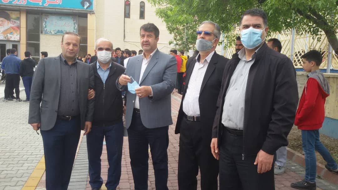 راهپیمایی جامعه ورزشی فوتبال استان در روز قدس
