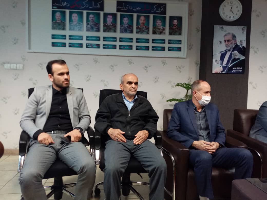 دیدار رئیس هیات فوتبال استان با فرمانده یگان ویژه استان آذربایجان شرقی سردار مسرور