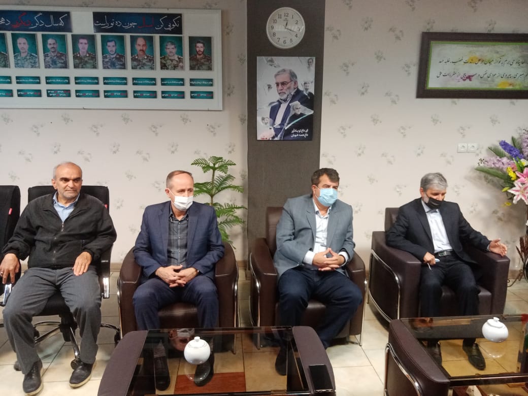 دیدار رئیس هیات فوتبال استان با فرمانده یگان ویژه استان آذربایجان شرقی سردار مسرور