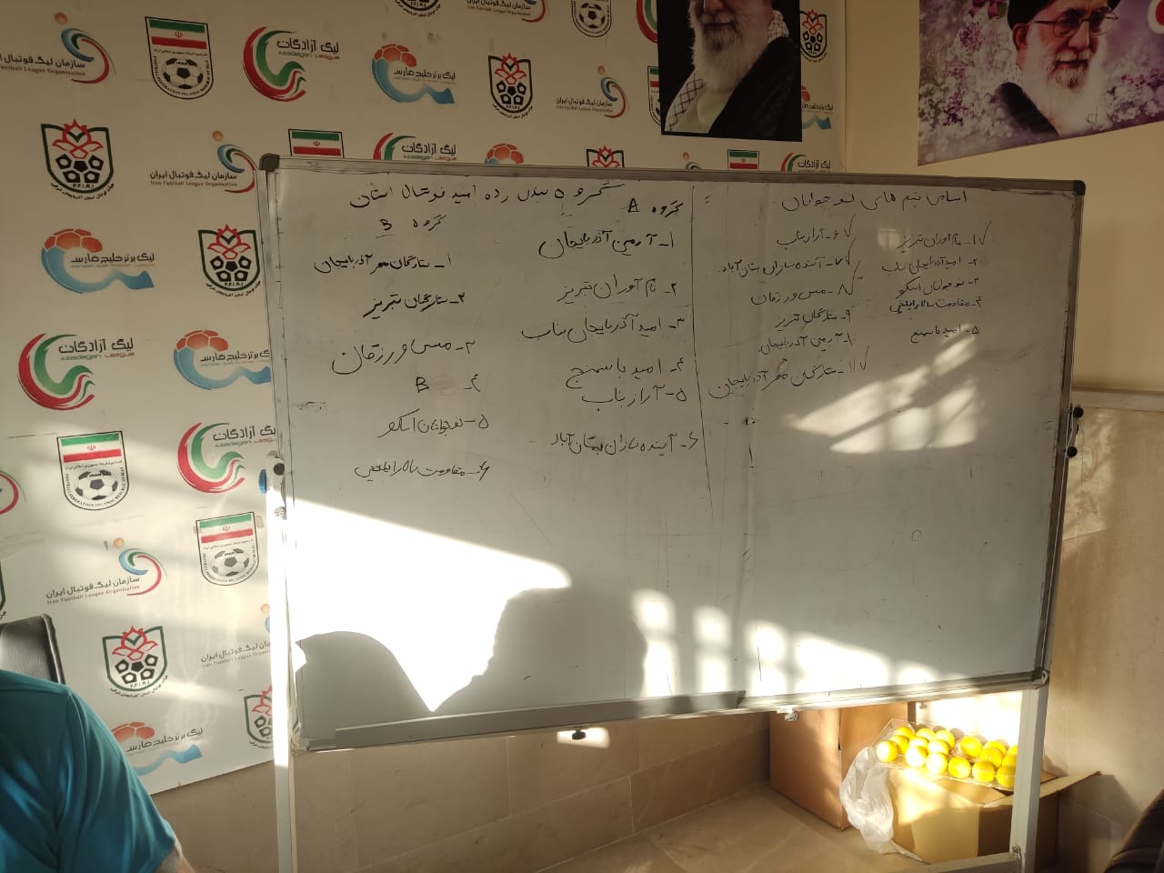 قرعه کشی مسابقات فوتسال رده نونهالان و نوجوانان استان