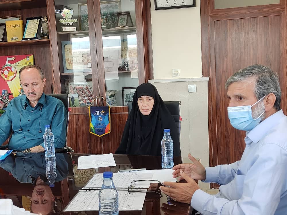 جلسه فرهنگی کمیته های هیأت فوتبال استان با حضور ریاست
