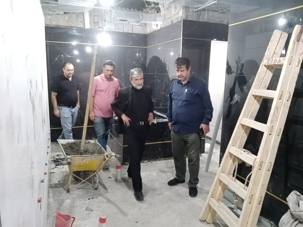 بازدید رئیس هیات فوتبال استان از استادیوم یادگار امام تبریز