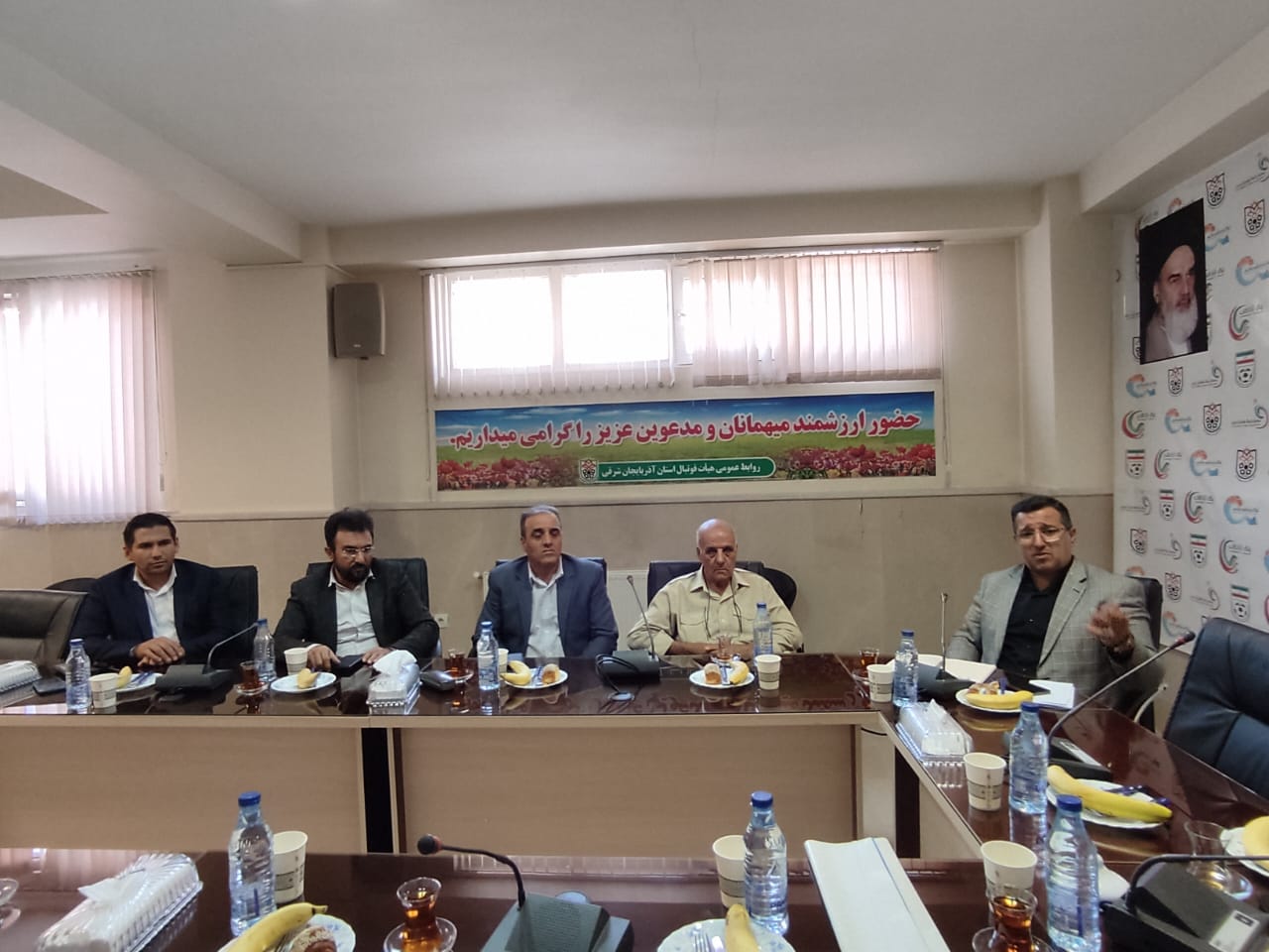 جلسه هماهنگی بازی پیشکسوتان (گرامیداشت استاد بیوک صباغ)