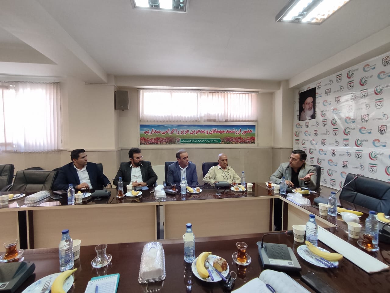 جلسه هماهنگی بازی پیشکسوتان (گرامیداشت استاد بیوک صباغ)