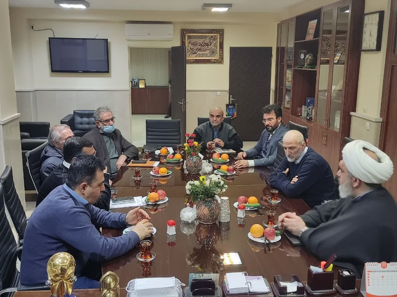 جلسه کمیسیون فرهنگی هیأت فوتبال استان