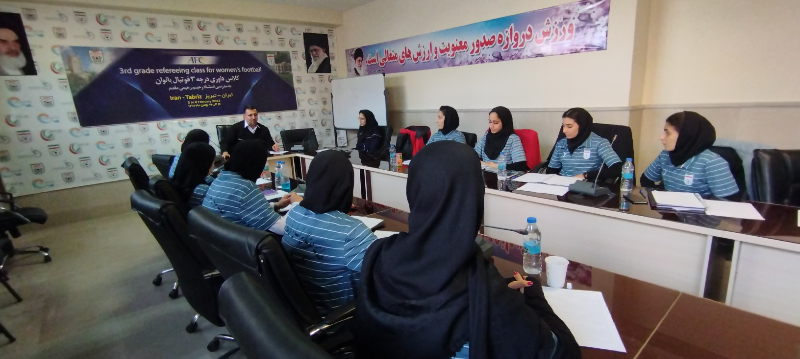 اختتامیه کلاس داوری درجه سه فوتبال بانوان