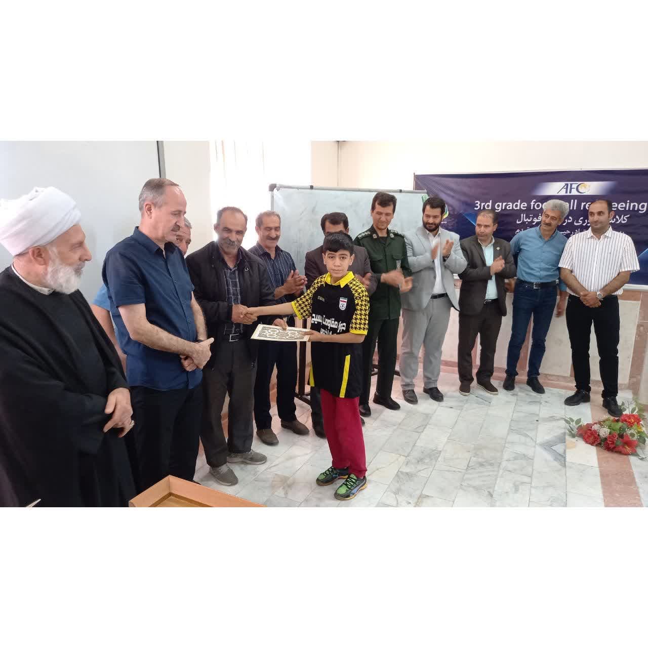 اختتامیه کلاس داوری فوتبال درجه سه در ایلخچی
