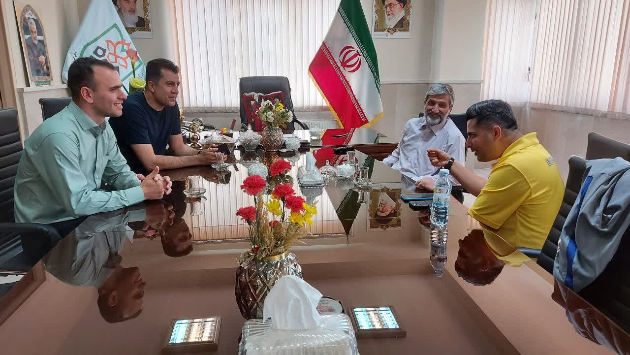 دیدار صمیمی ششگلانی با رئیس دپارتمان داوری فدراسیون فوتبال