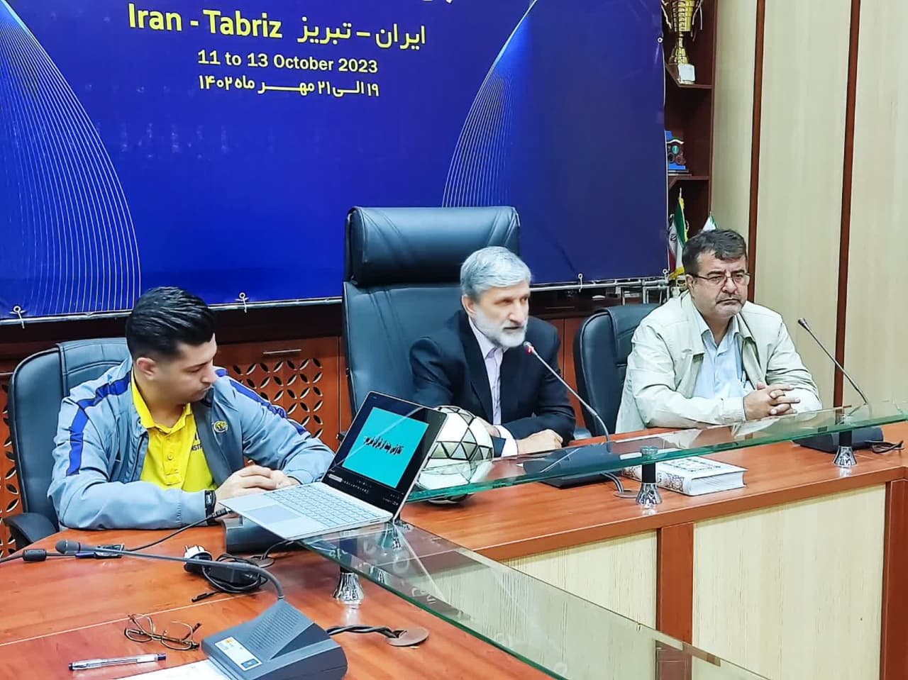 افتتاحیه کلاس ارتقاء داوری درجه یک به ملی فوتبال در تبریز