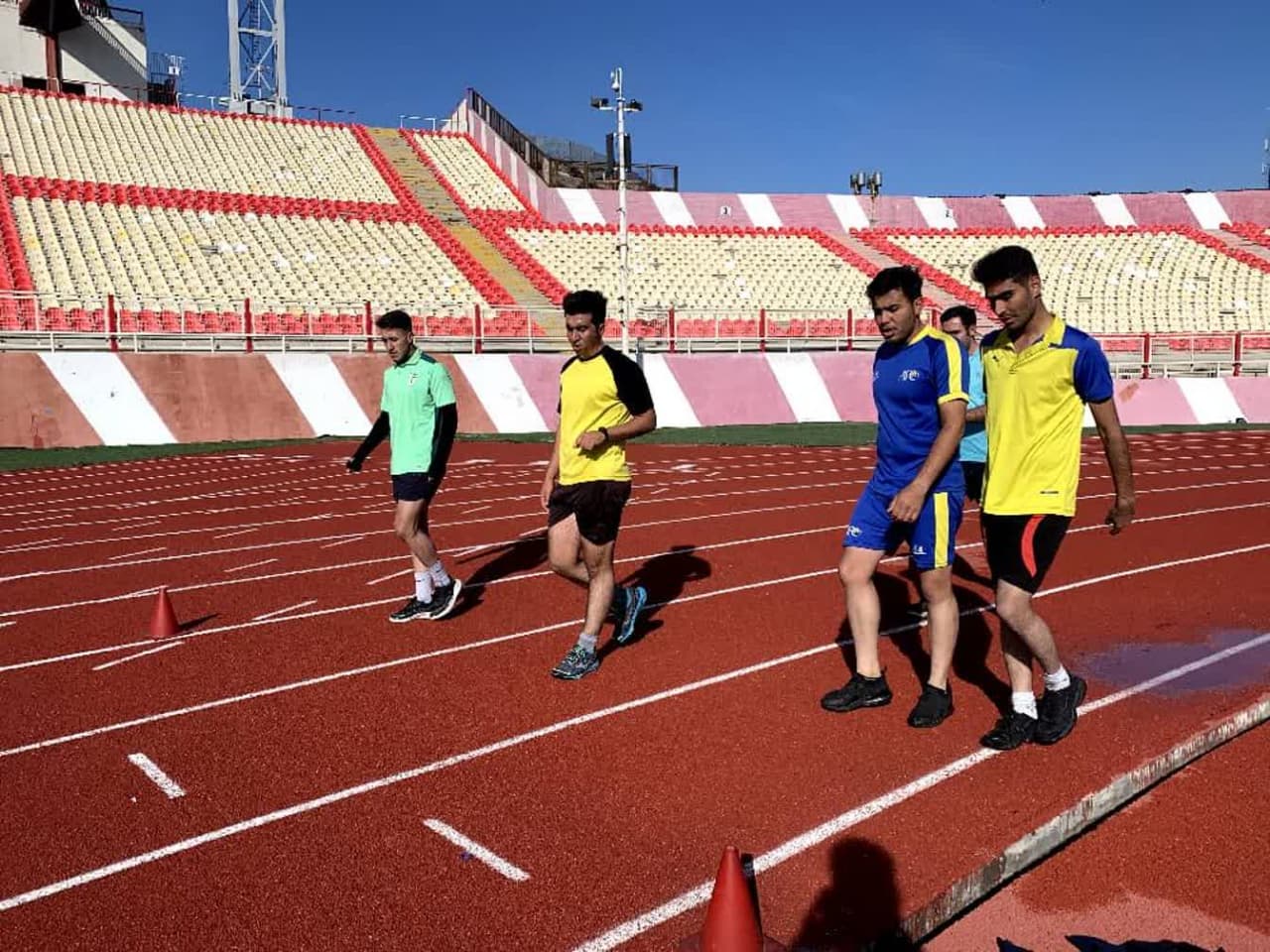 تست آمادگی جسمانی داوران فوتبال استان