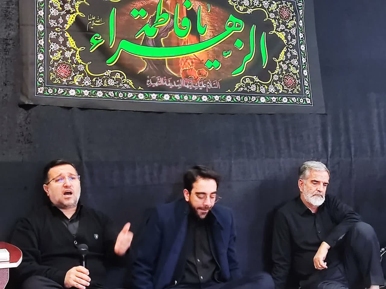 مراسم عزاداری جامعه ورزشی فوتبال بمناسبت شهادت حضرت فاطمه (س)