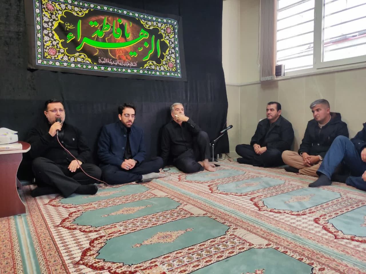 مراسم عزاداری جامعه ورزشی فوتبال بمناسبت شهادت حضرت فاطمه (س)