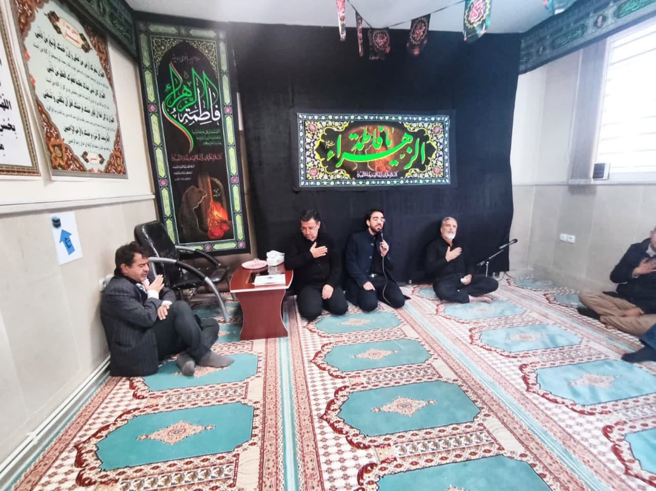 مراسم عزاداری جامعه ورزشی فوتبال بمناسبت شهادت حضرت فاطمه (س)