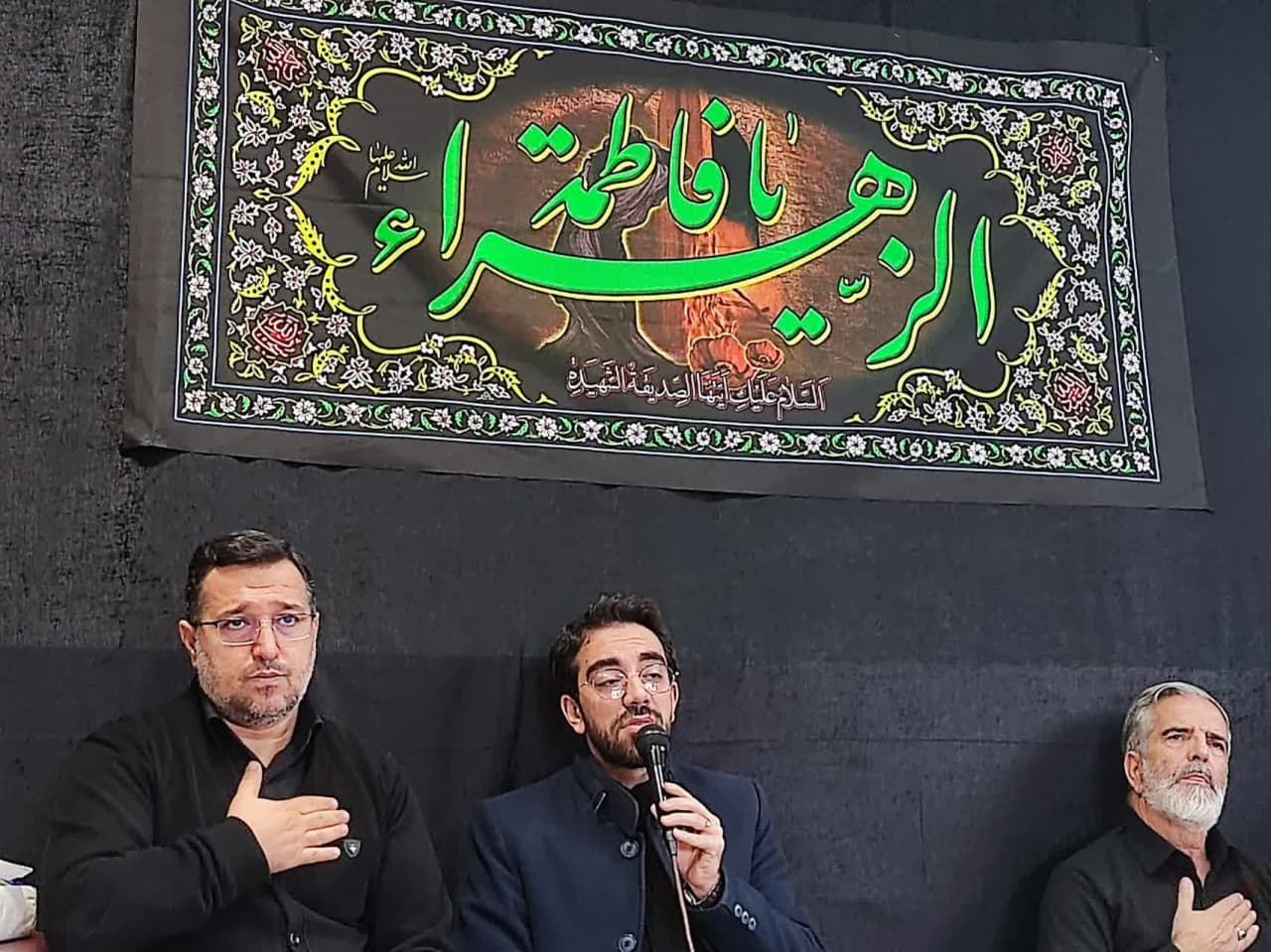 مراسم عزاداری جامعه ورزشی فوتبال بمناسبت شهادت حضرت فاطمه (س)