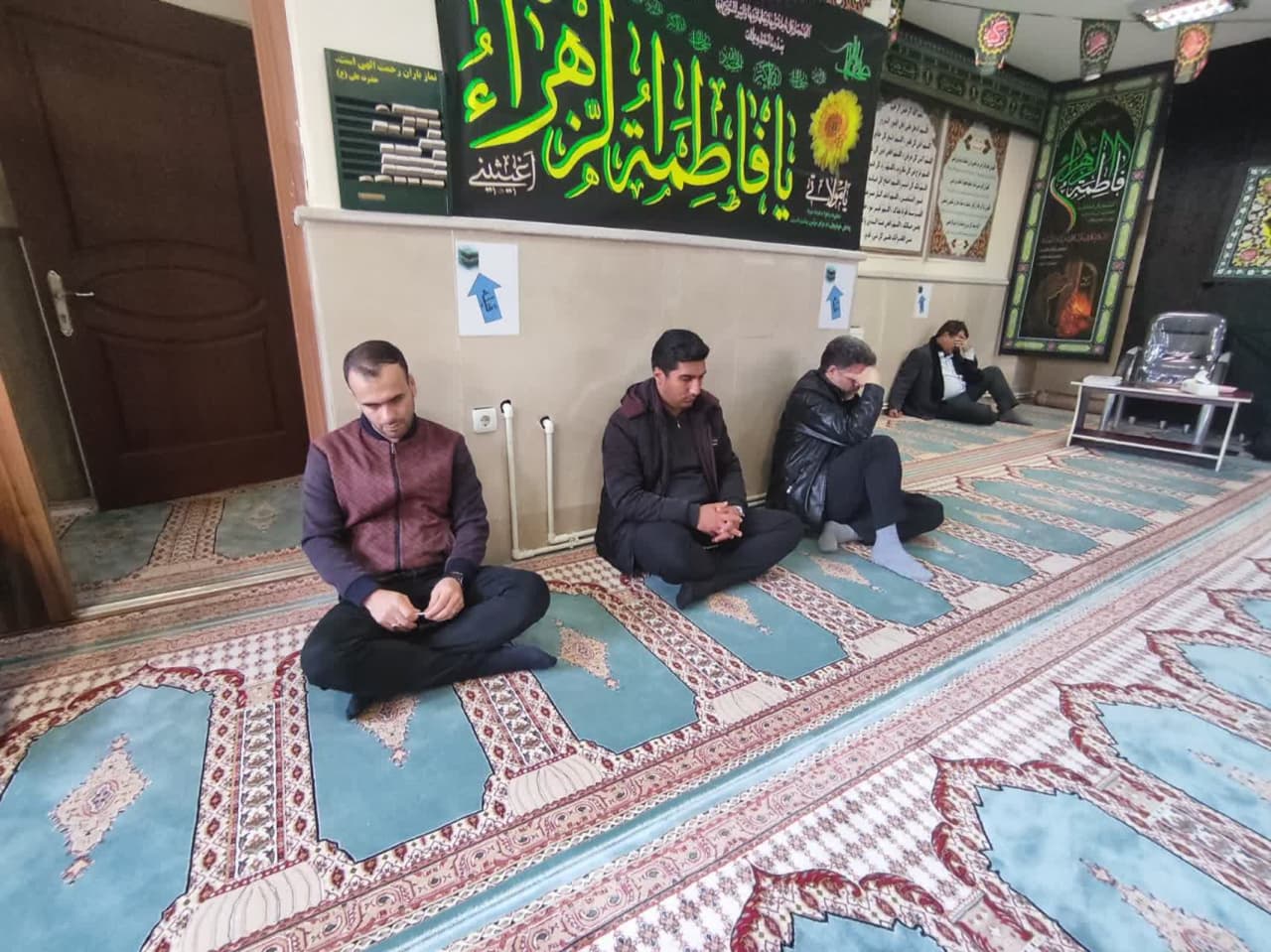 مراسم عزاداری جامعه ورزشی فوتبال بمناسبت شهادت حضرت فاطمه (س)