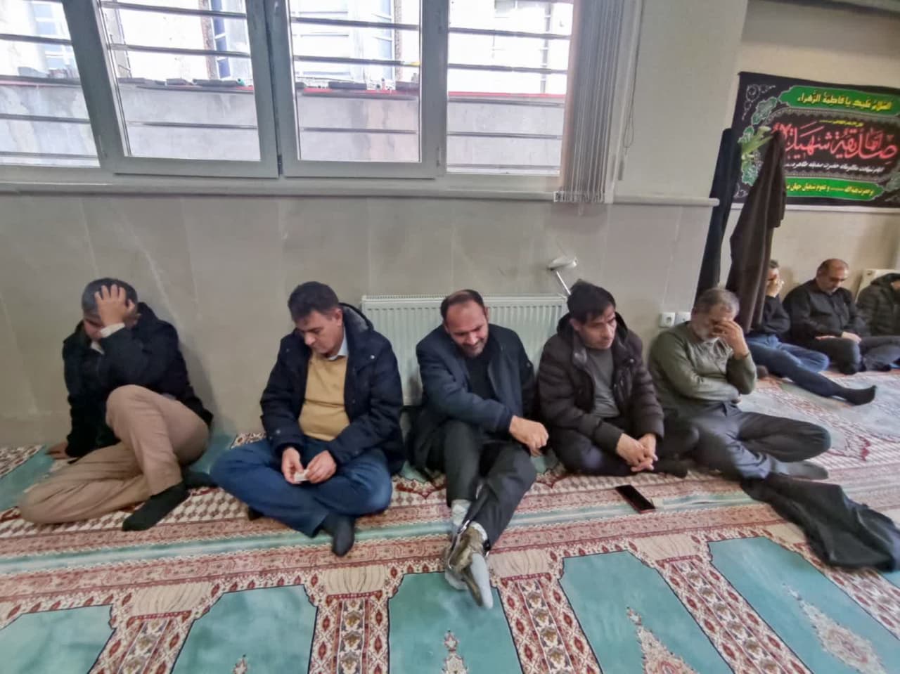 مراسم عزاداری جامعه ورزشی فوتبال بمناسبت شهادت حضرت فاطمه (س)