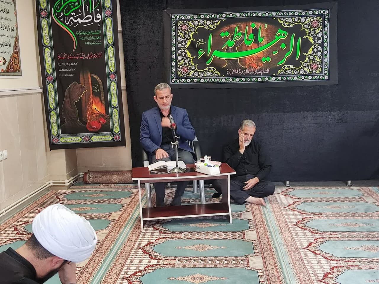 مراسم عزاداری جامعه ورزشی فوتبال بمناسبت شهادت حضرت فاطمه (س)