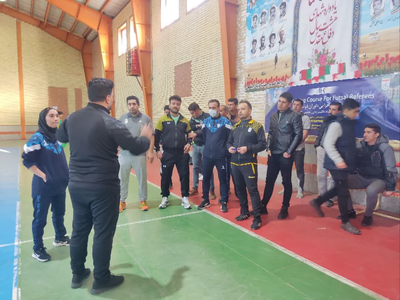 دوره دانش افزایی داوران فوتسال در ایلخچی