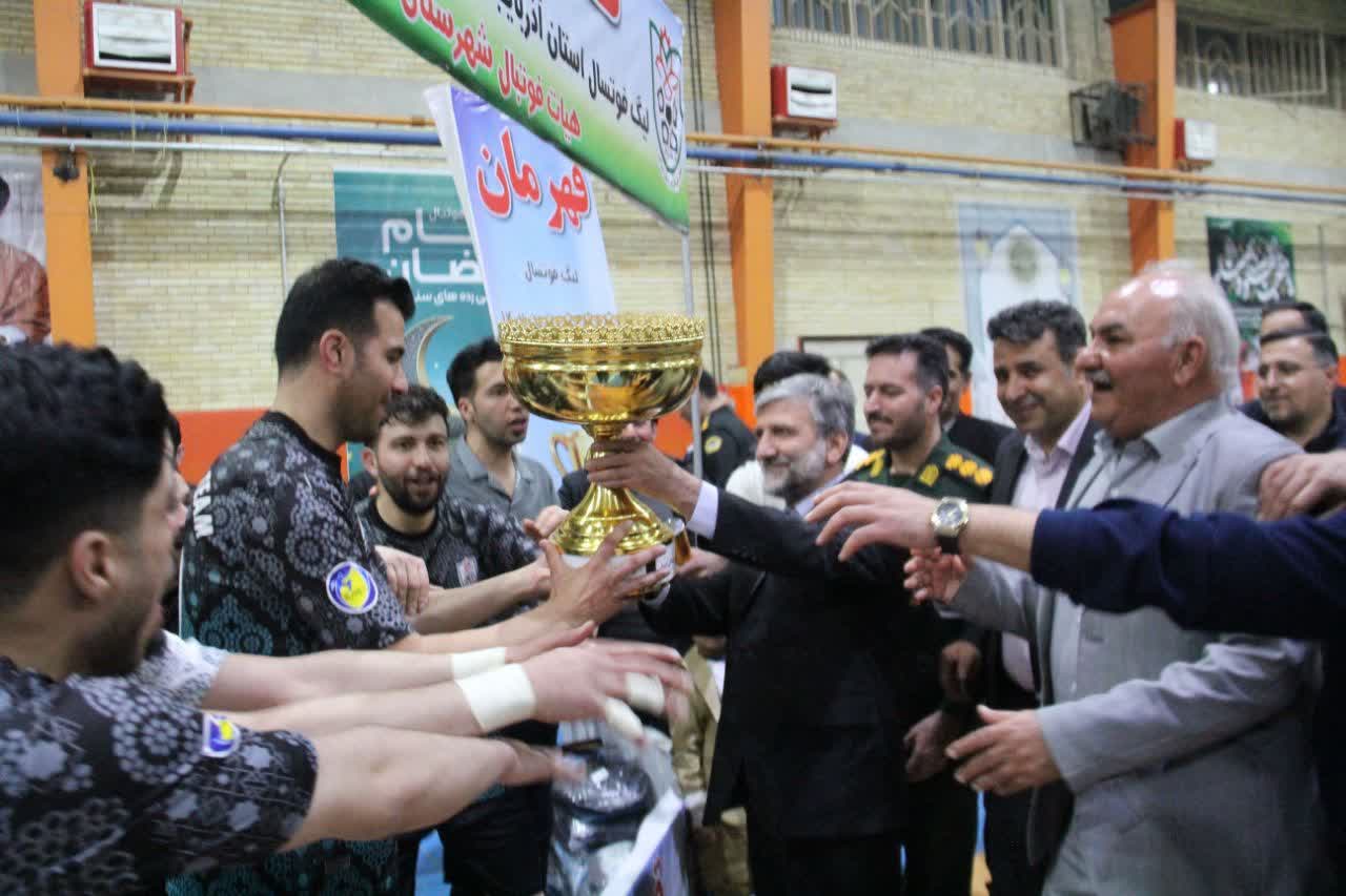 هیات فوتبال سراب قهرمان مسابقات فوتسال لیگ برتر فوتسال استان