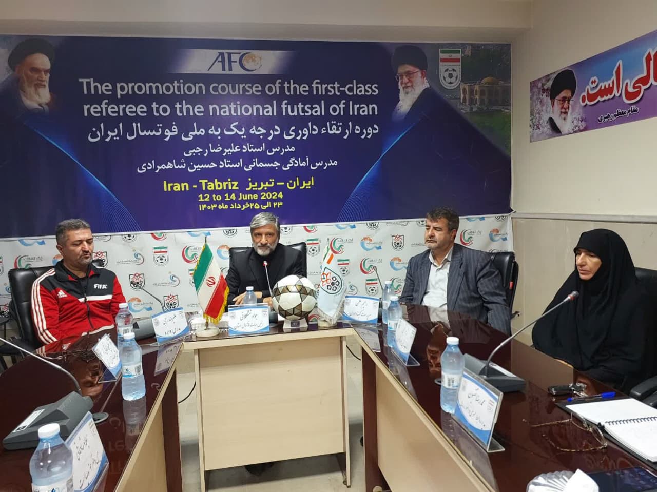 دوره ارتقاء داوری درجه یک به ملی فوتسال ایران در تبریز
