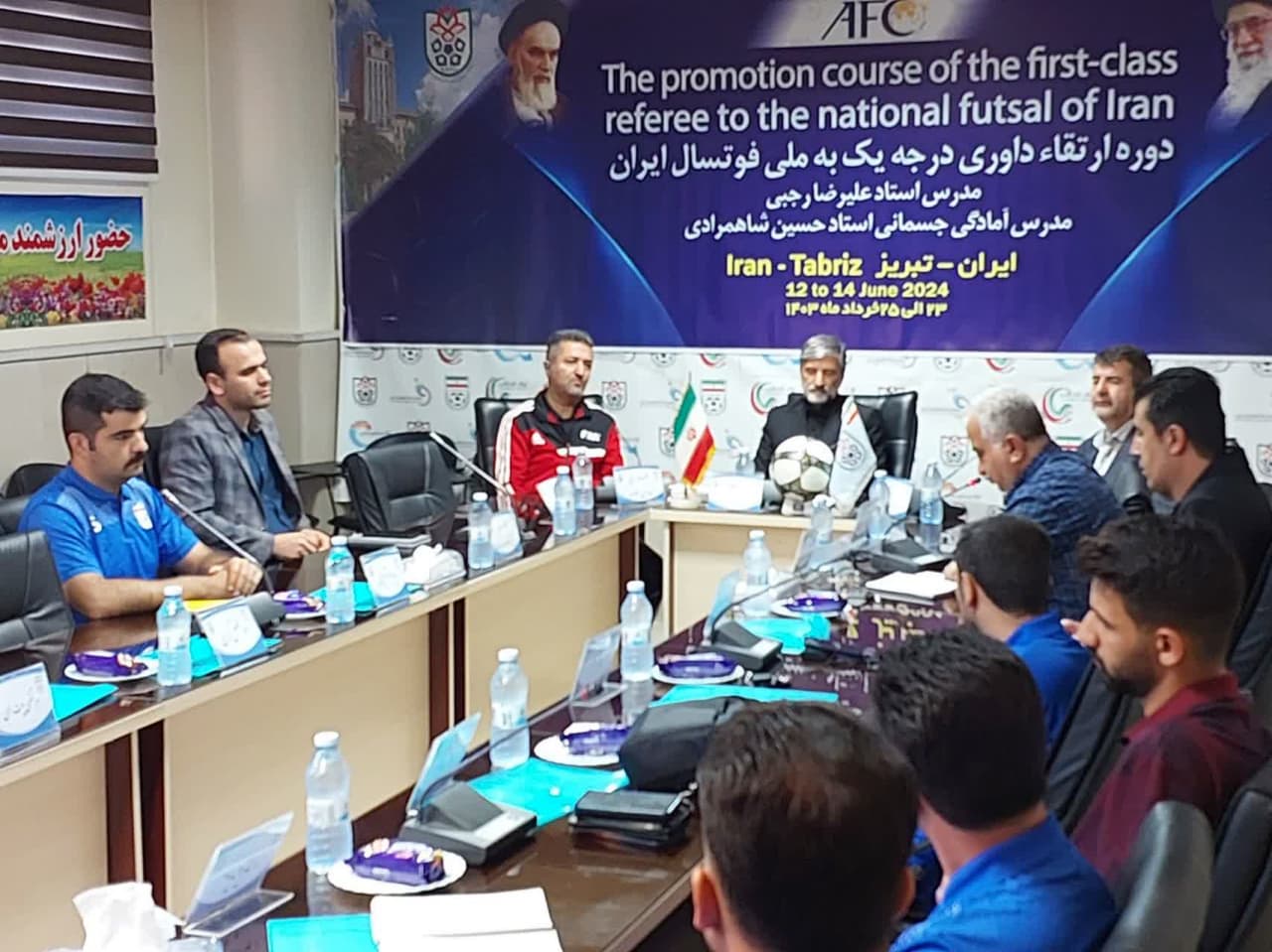 دوره ارتقاء داوری درجه یک به ملی فوتسال ایران در تبریز