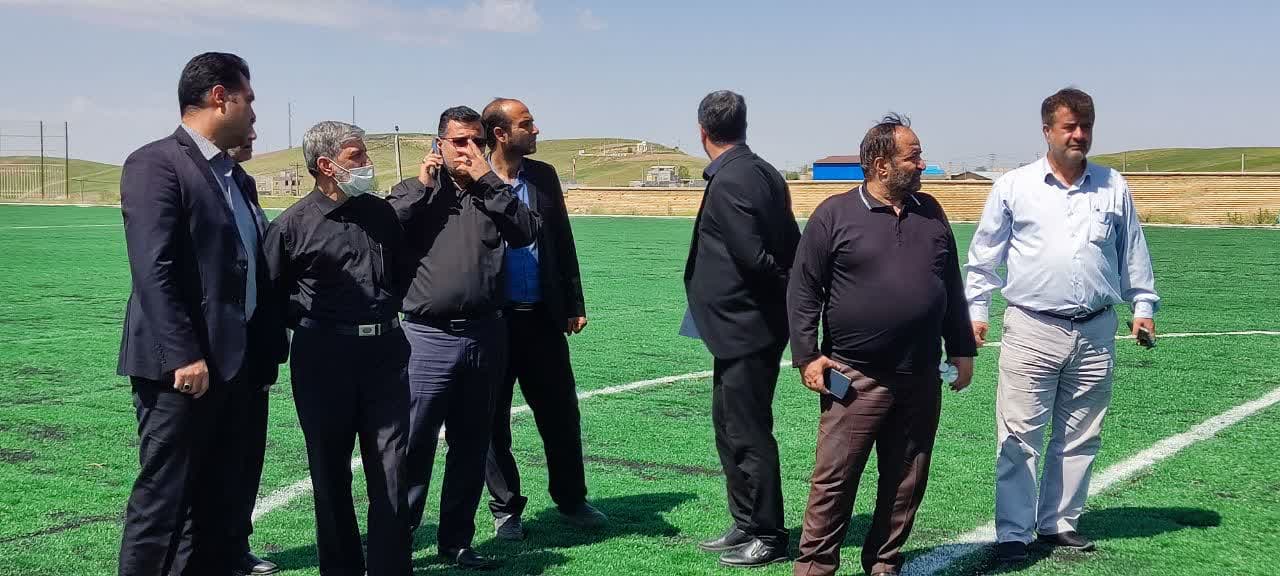 بازدید از زمین چمن مصنوعی شهرستان هریس