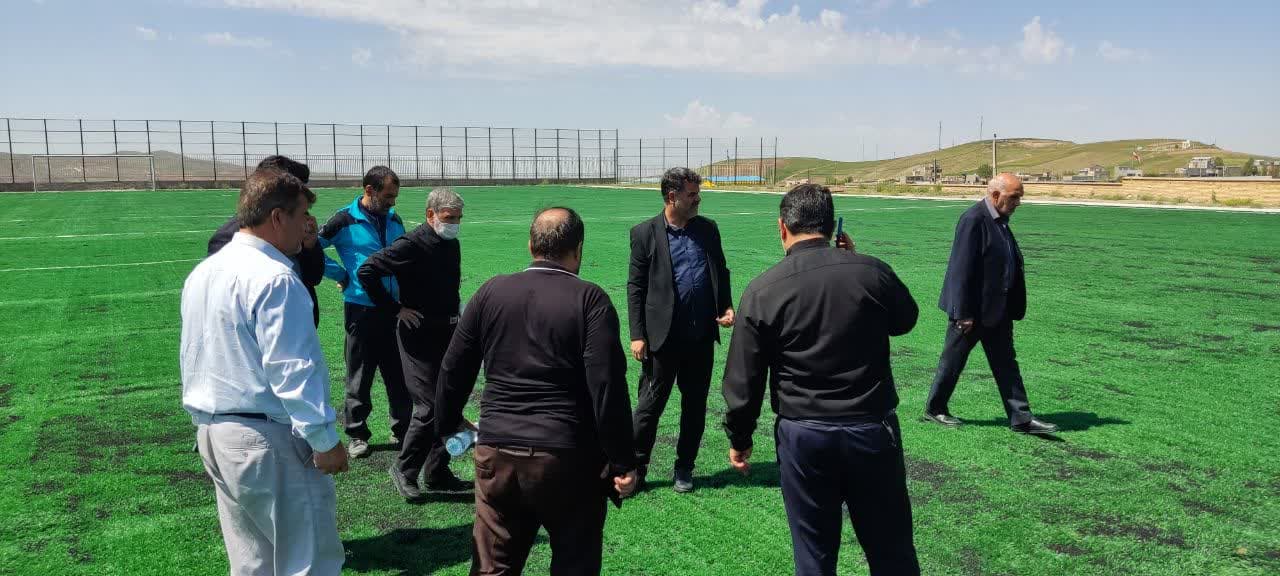 بازدید از زمین چمن مصنوعی شهرستان هریس