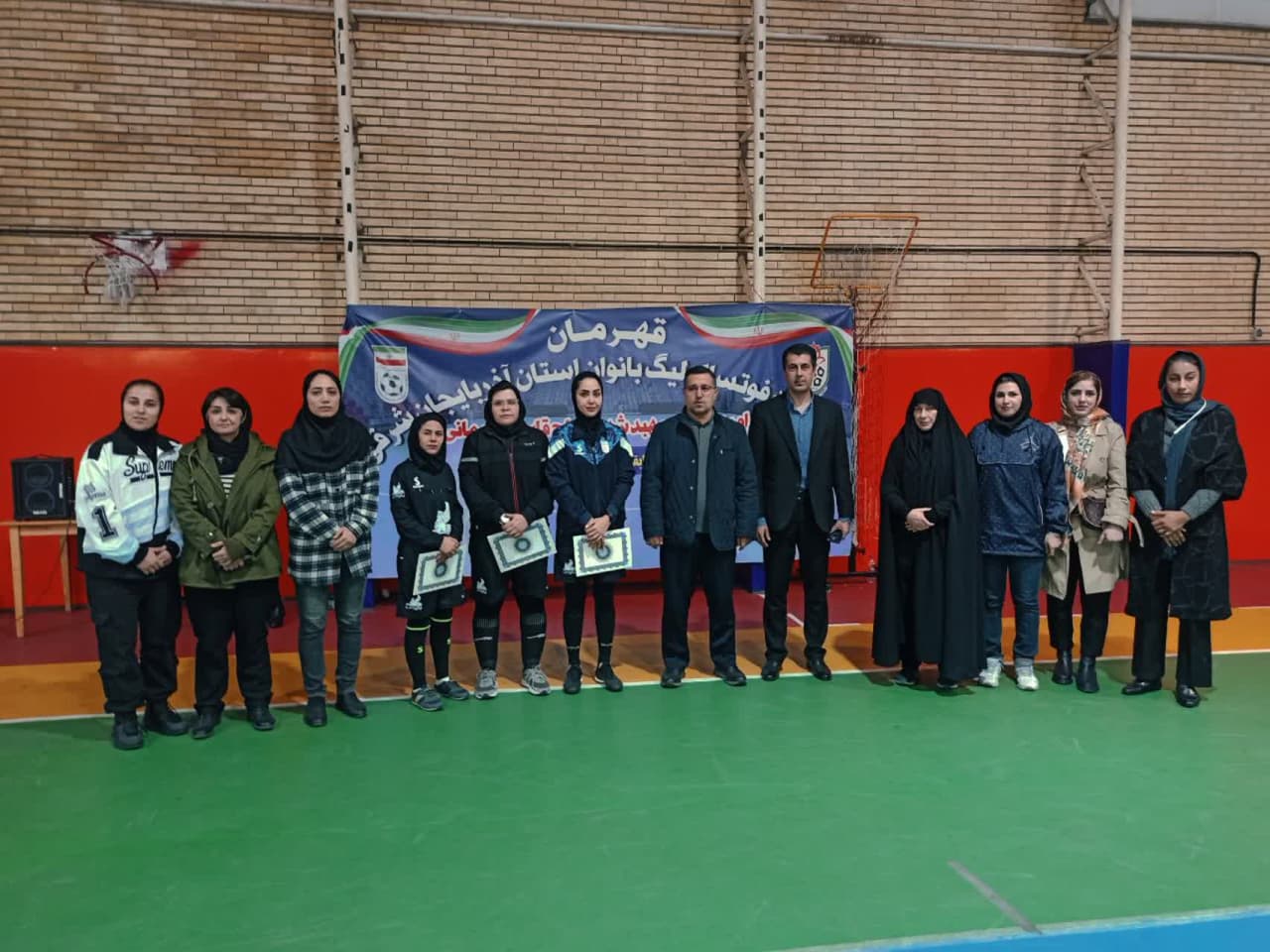 اختتامیه مسابقات لیگ فوتسال بانوان استان