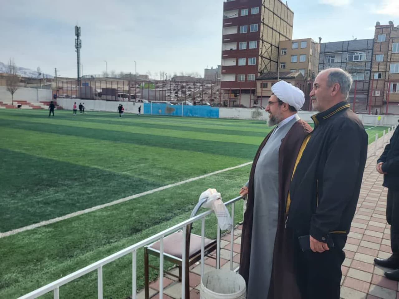 بازدید سرزده نماینده  محترم ولی فقیه در استان حاج آقا مطهری اصل از ورزشگاه ایثار