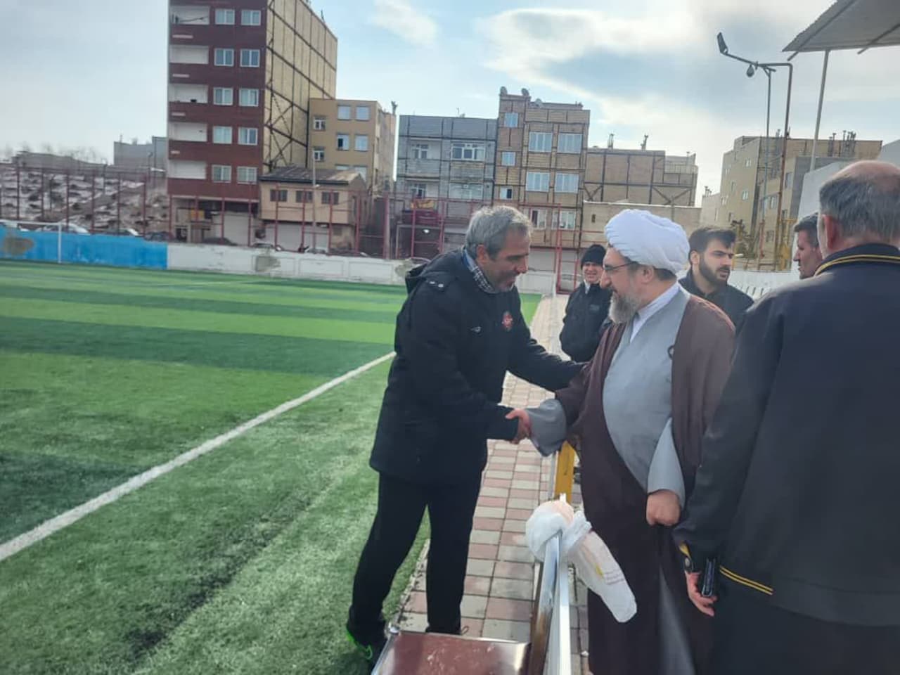 بازدید سرزده نماینده  محترم ولی فقیه در استان حاج آقا مطهری اصل از ورزشگاه ایثار