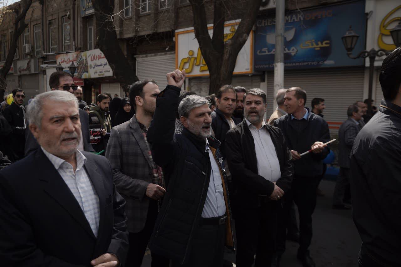 حضور جامعه ورزشی فوتبال در راهپیمایی روز قدس در تبریز