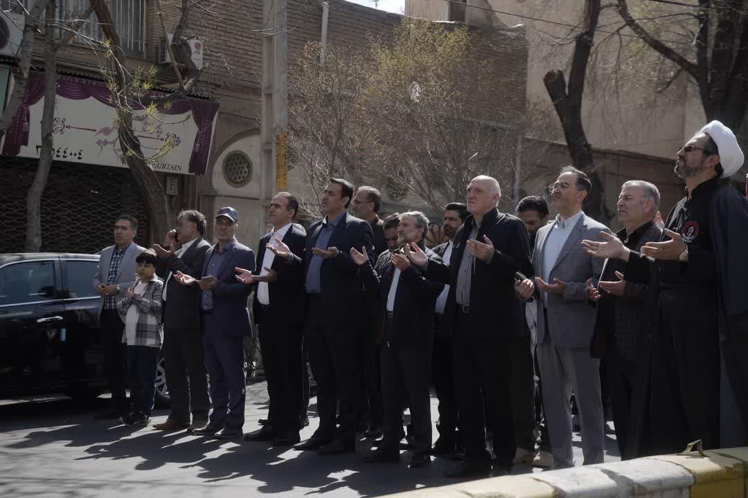 حضور جامعه ورزشی فوتبال در راهپیمایی روز قدس در تبریز