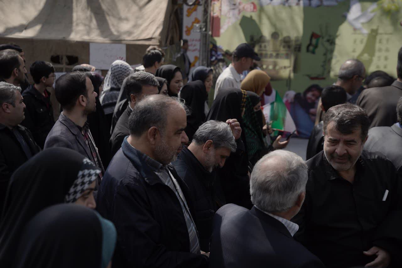 حضور جامعه ورزشی فوتبال در راهپیمایی روز قدس در تبریز