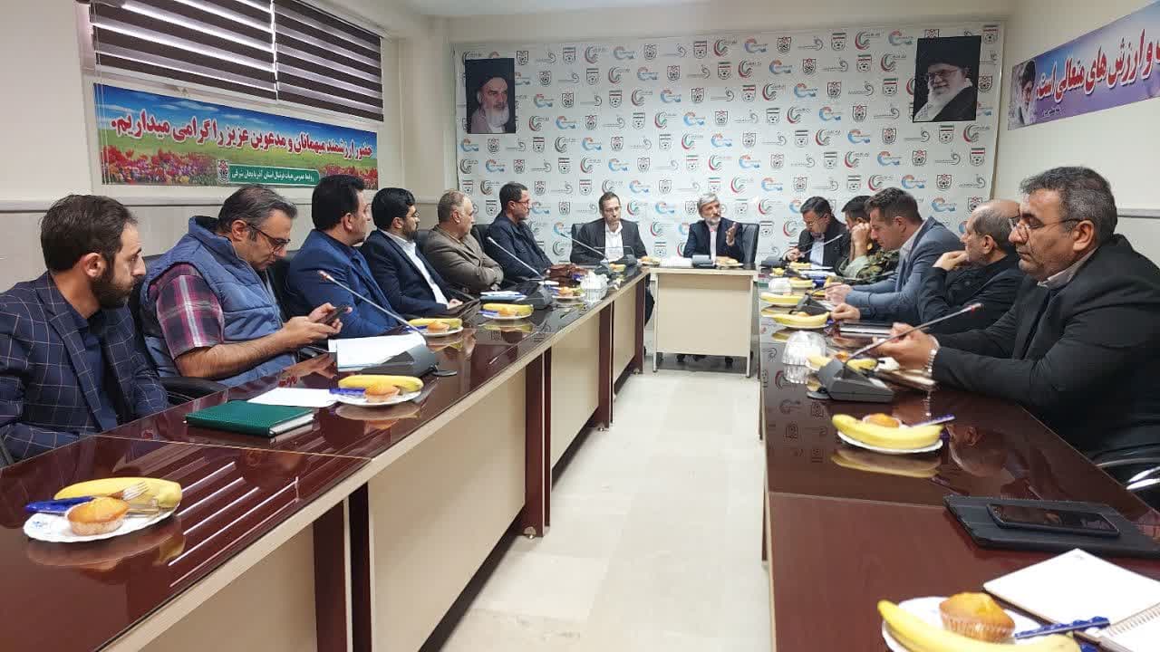 جلسه هماهنگی قبل از بازی تراکتور- ملوان