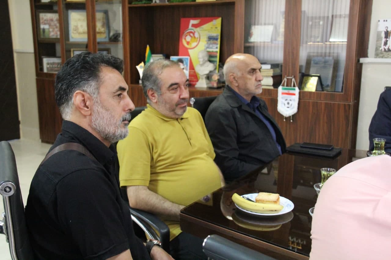 دیدار صمیمانه رئیس هیأت فوتبال استان با مدیر عامل جدید مس سونگون ورزقان