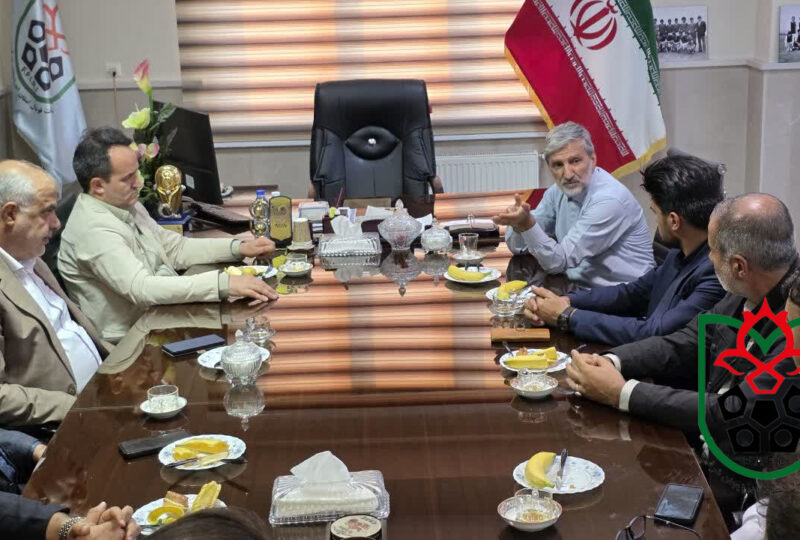 دیدار رئیس هیأت فوتبال استان با فرماندار شهرستان شبستر